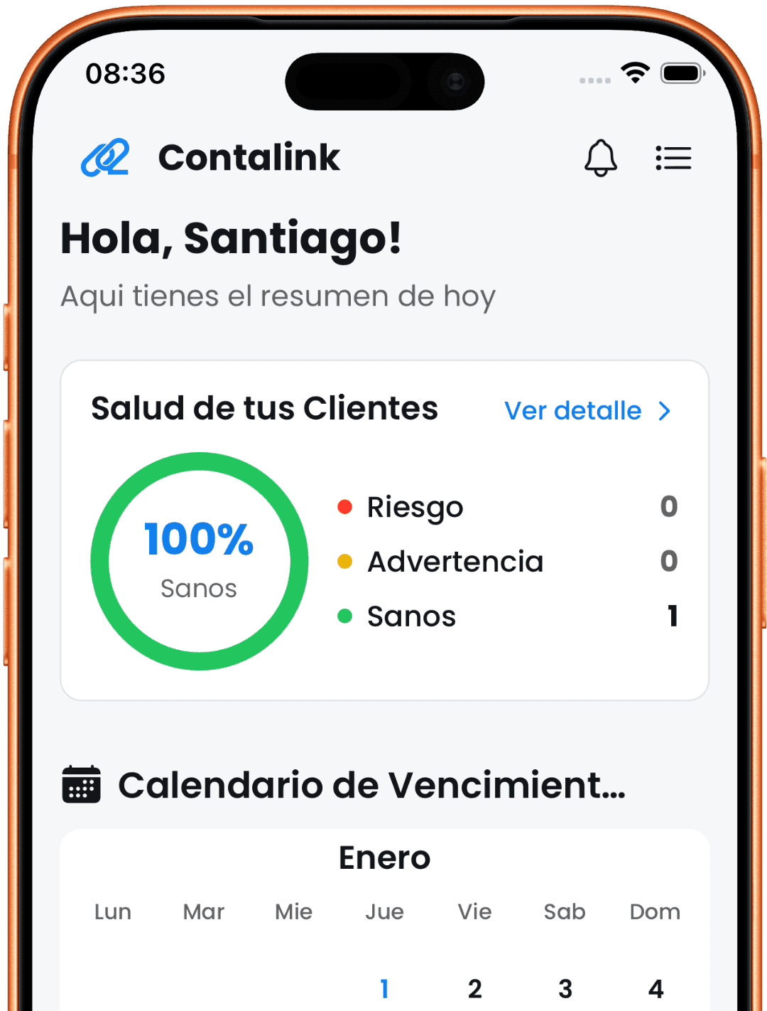 Captura de pantalla de ContaLink