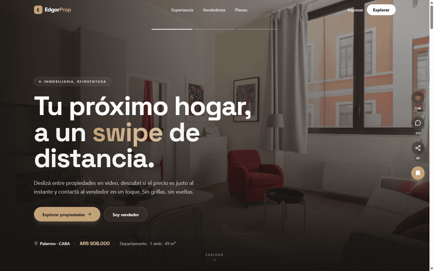 Captura de pantalla de EdgorProp